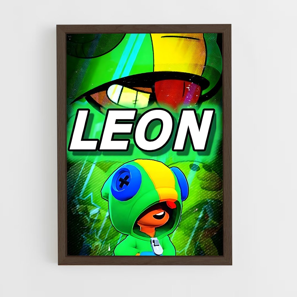 Poster Leon la Légende – affiche Brawl Star (vue 5)